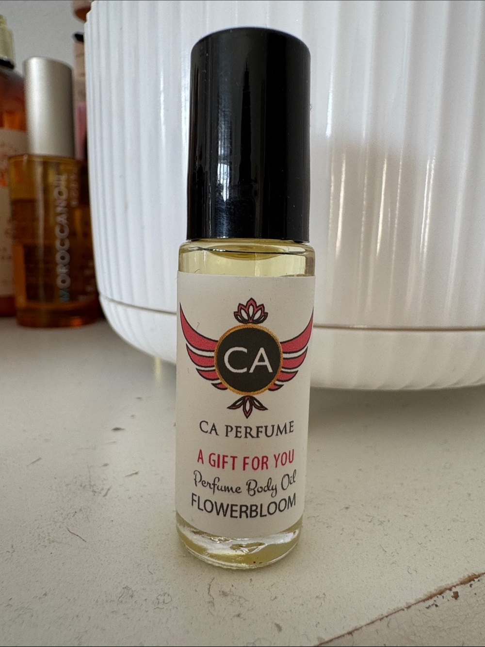 CA Perfume Flowerbloom Perfume Body Oil - White & Black Label